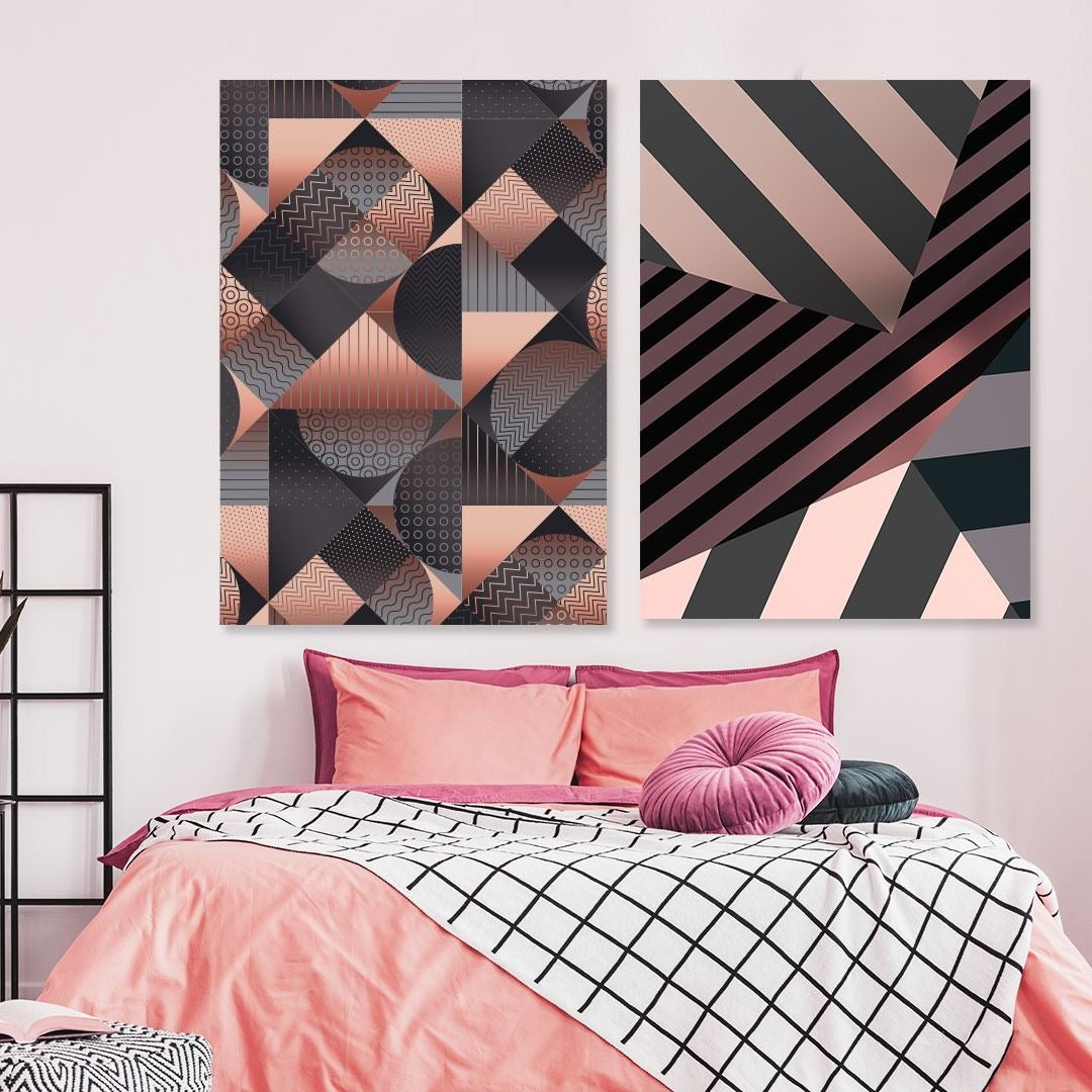 Abstract Wall Art Duo