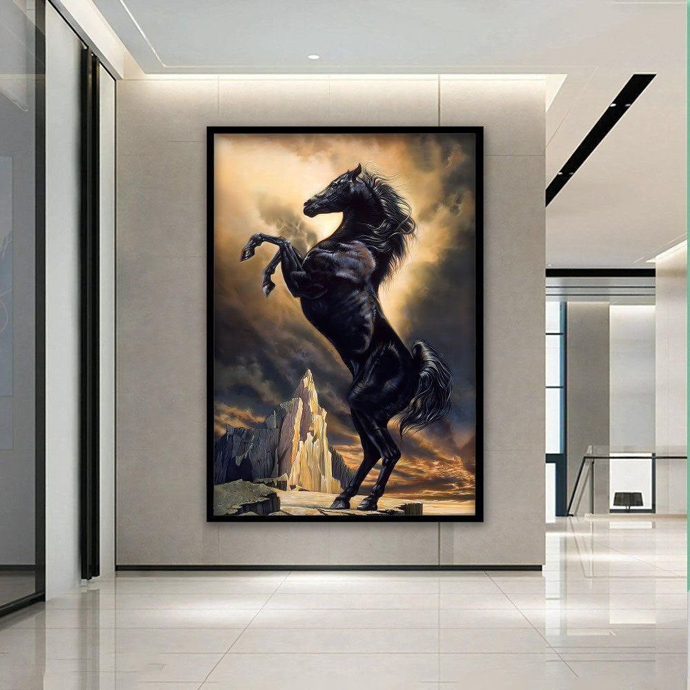 Horse wall frame