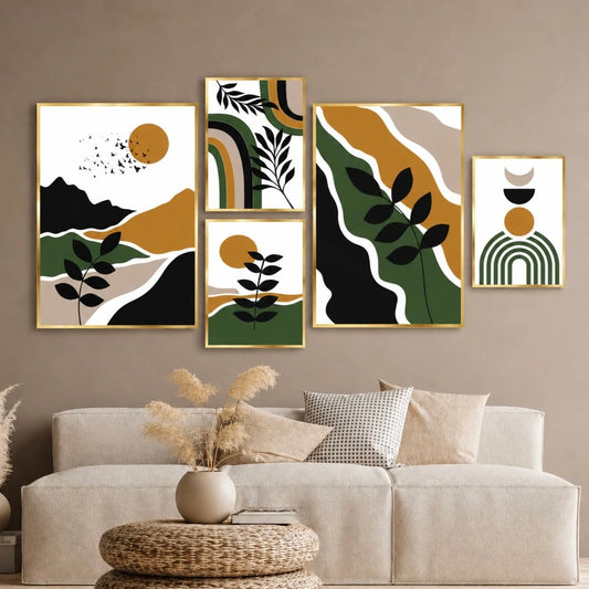Modern Wall Art 5 pieces