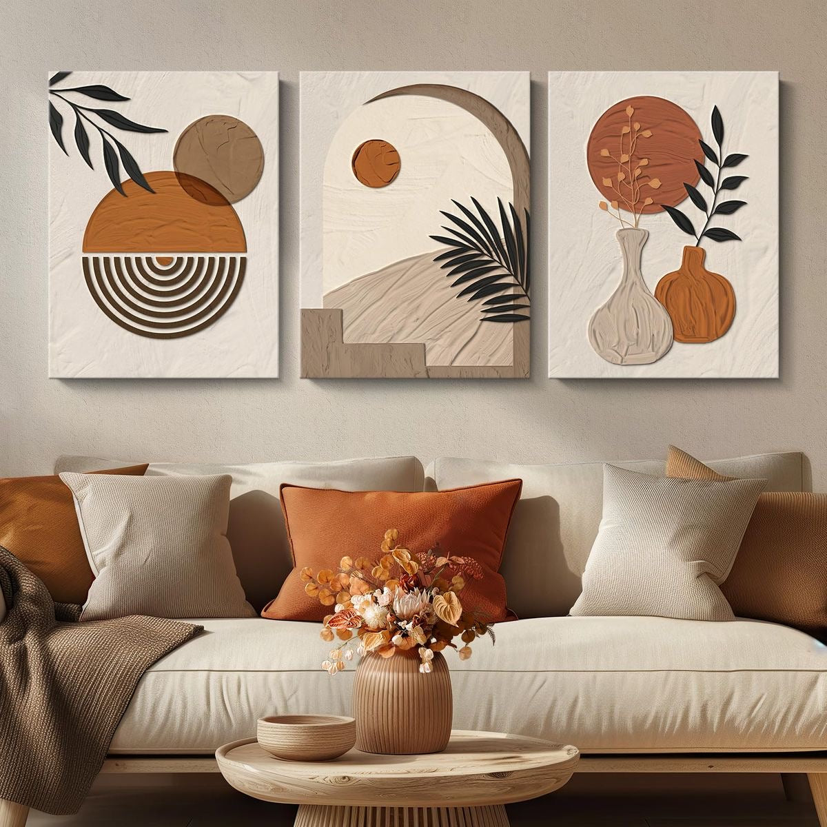 Abstract Wall Art Triplet