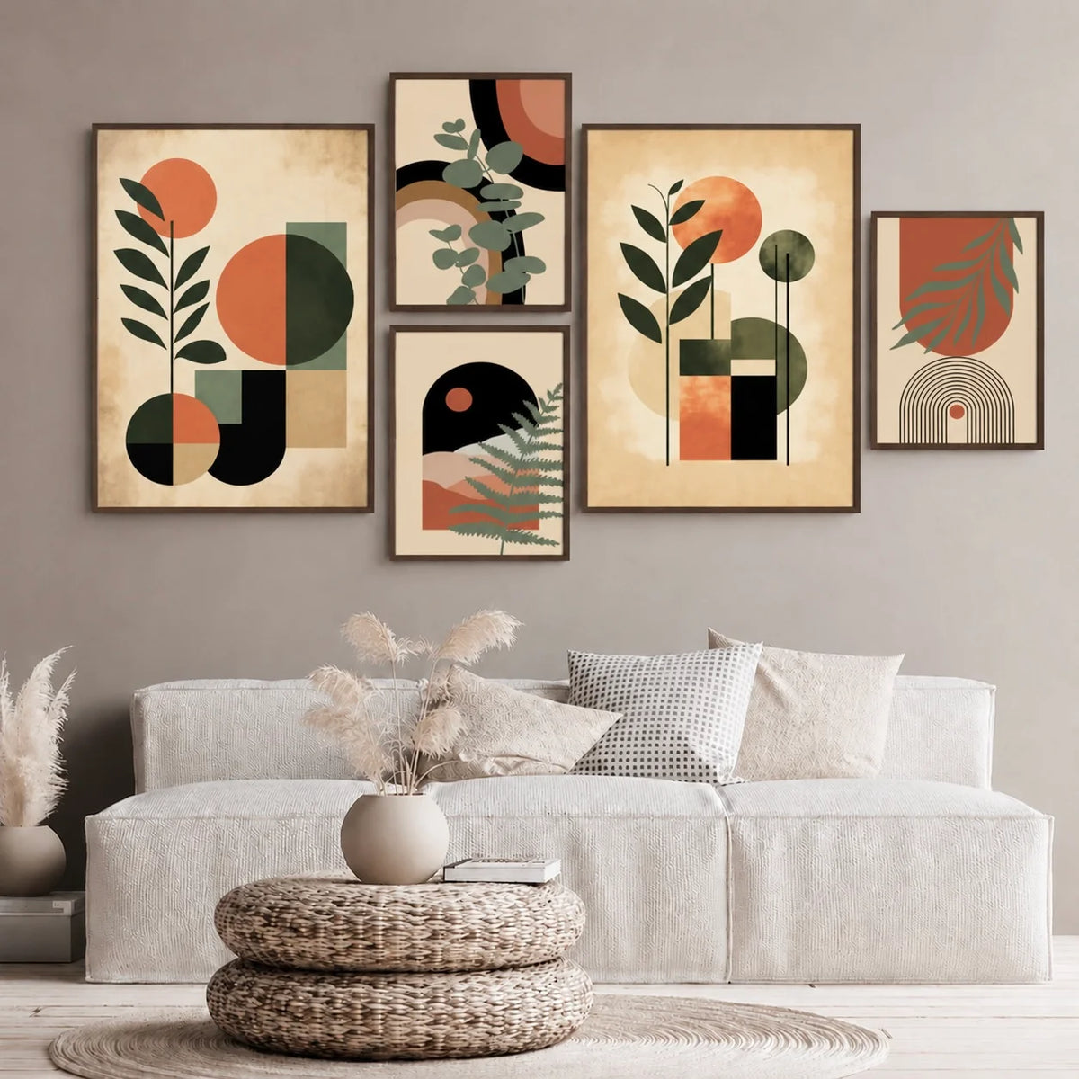 Modern Wall Art 5 pieces