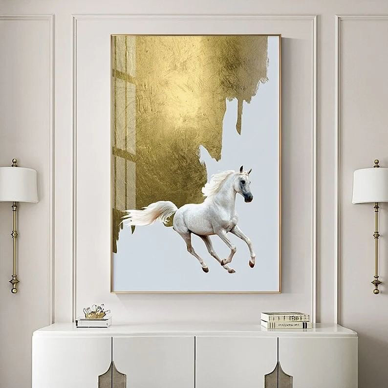 Horse wall frame