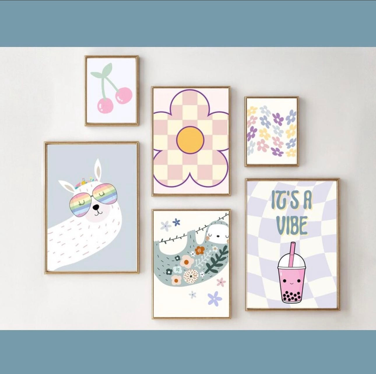 Girly wall frames