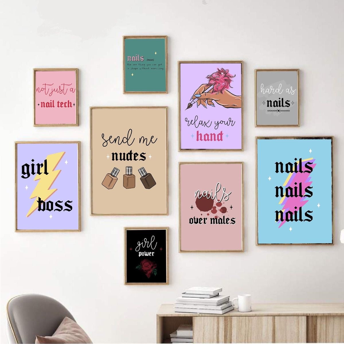 Nails Wall Art