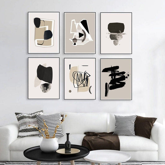 Abstract wall frames