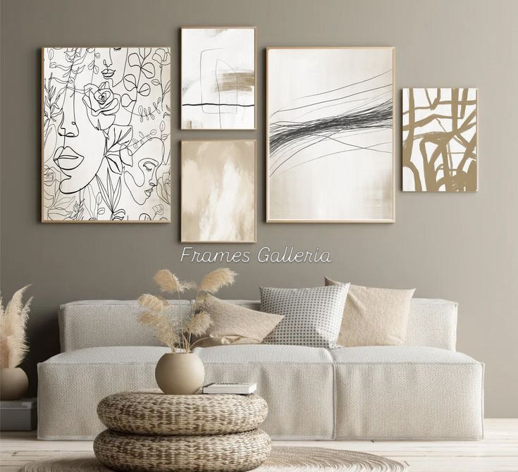 Modern Wall Art 5 pieces