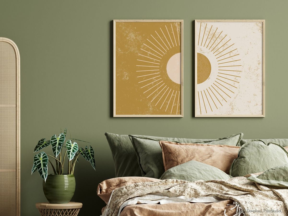 Mustard Yellow Wall Art