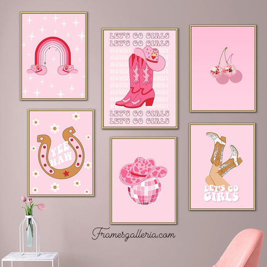 Girly 6 frames set