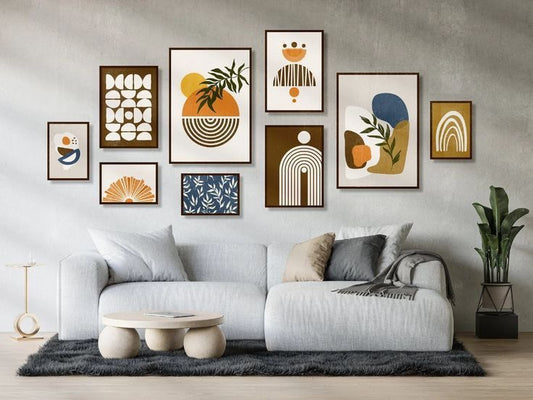 Abstract Shapes Wall Art Gallery