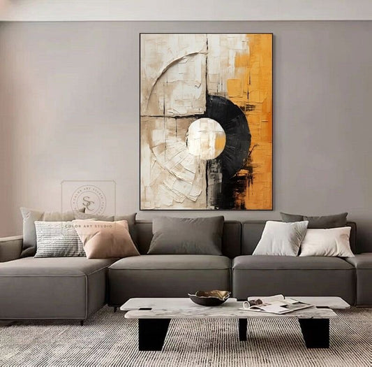Modern Circle Wall Art Painting