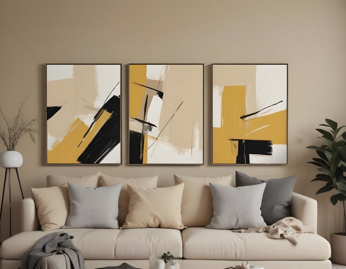 Abstract Wall Art Triplet