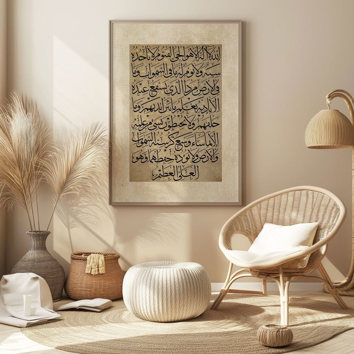 Ayat Al Qursi wall art