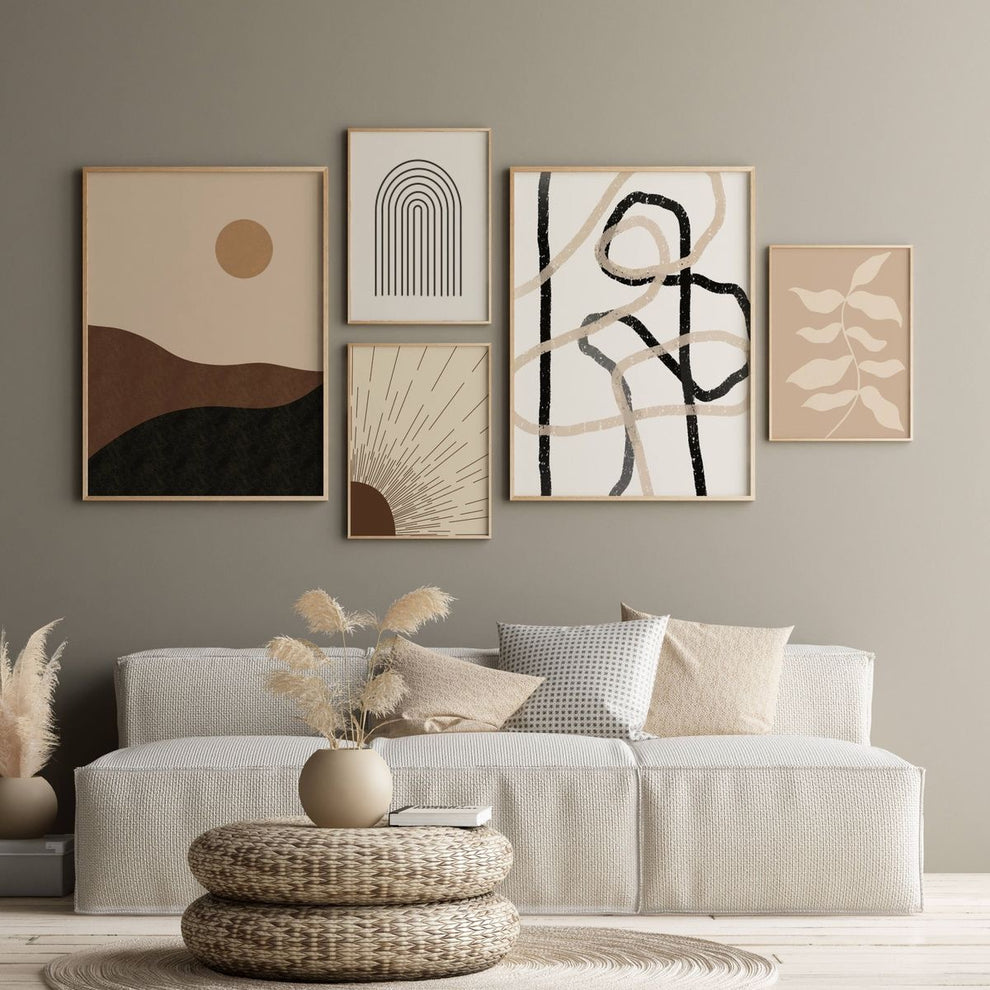 Abstract 5 Frames Set – Frames Galleriaa