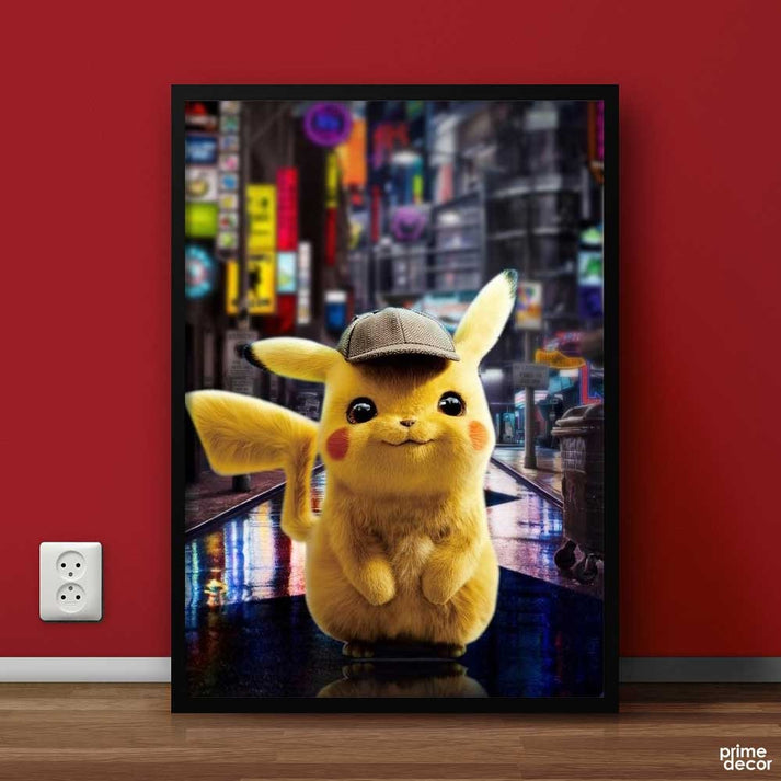 Cute Pikachu Cartoon Poster – Frames Galleriaa