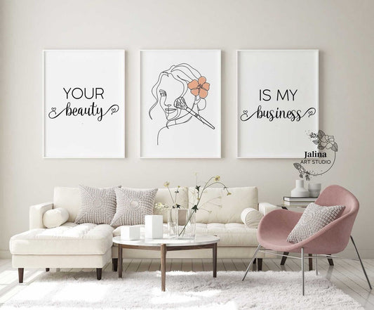 Your Beauty is my Businness - Salon WallArt